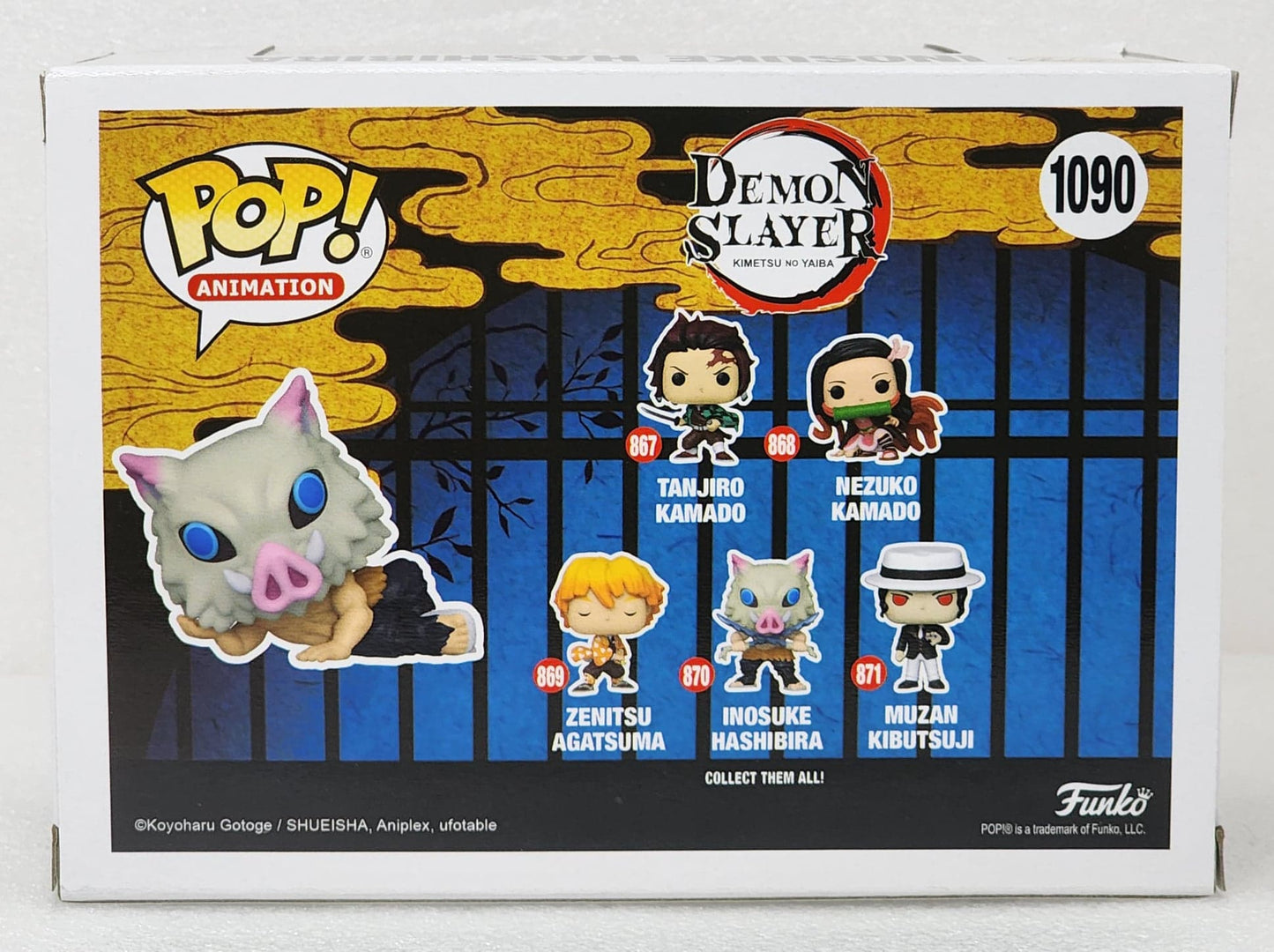 Demon Slayer - Inosuke Lounging Signed Pop! Vinyl #1090