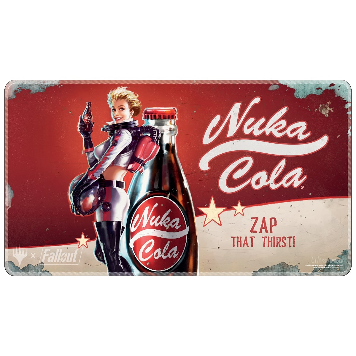 Ultra Pro: Fallout Holofoil Playmat Z for Magic: The Gathering