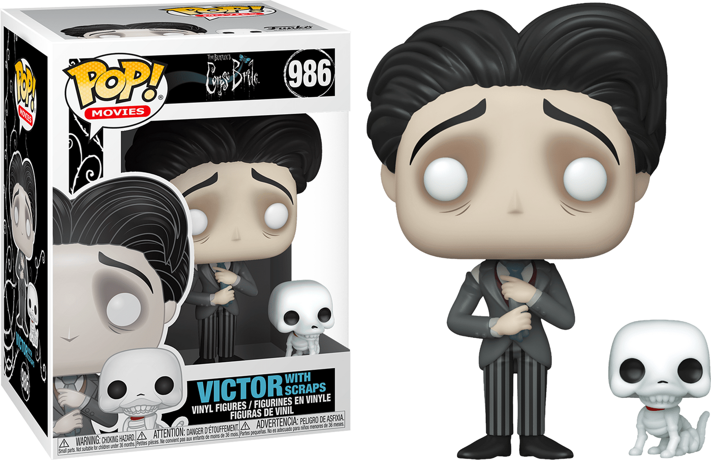 Corpse Bride - Victor Van Dort with Scraps Pop! Vinyl - Ozzie Collectables