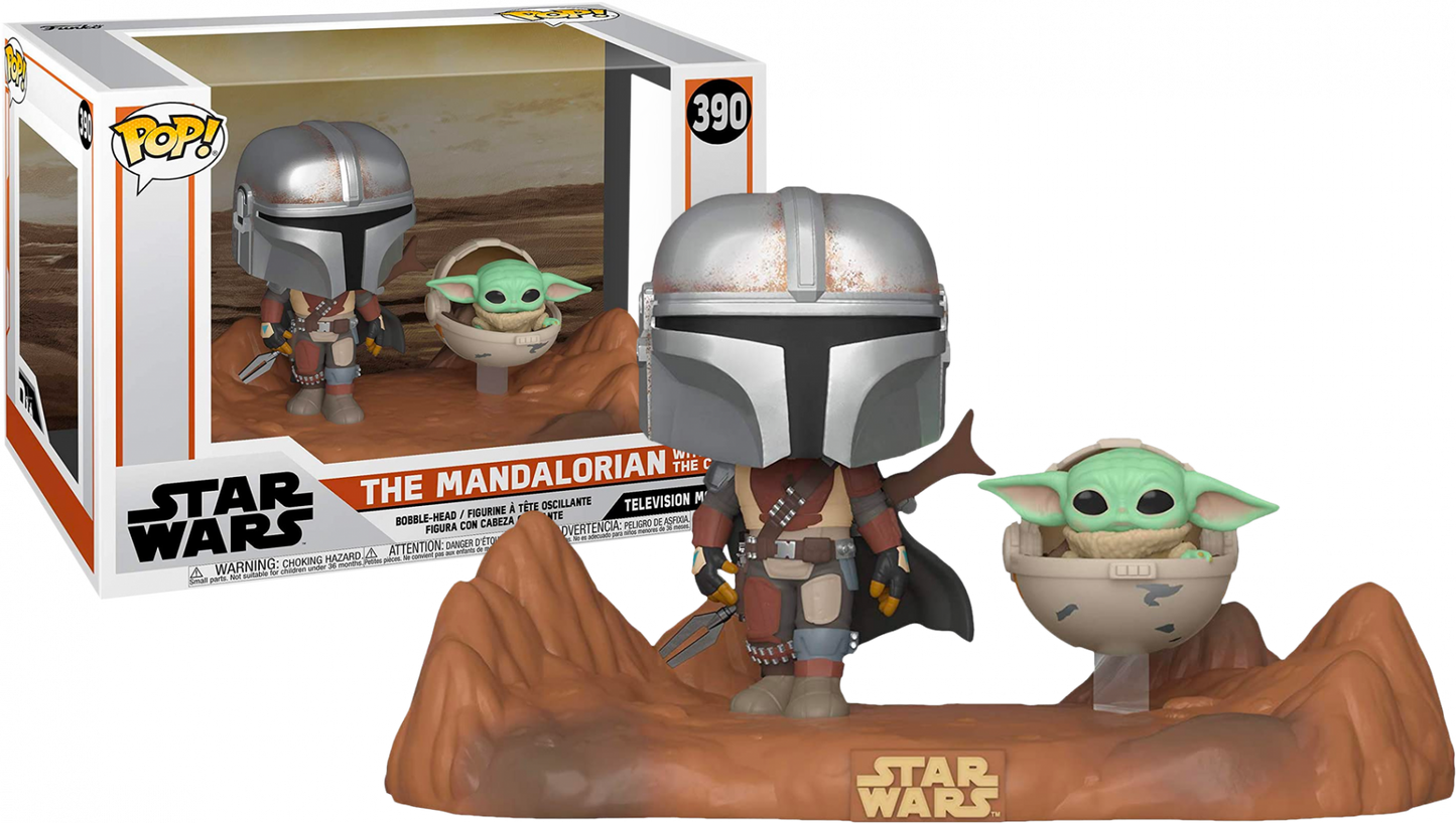 Star Wars: The Mandalorian - Mandalorian & Child Movie Moment Pop! Vinyl - Ozzie Collectables