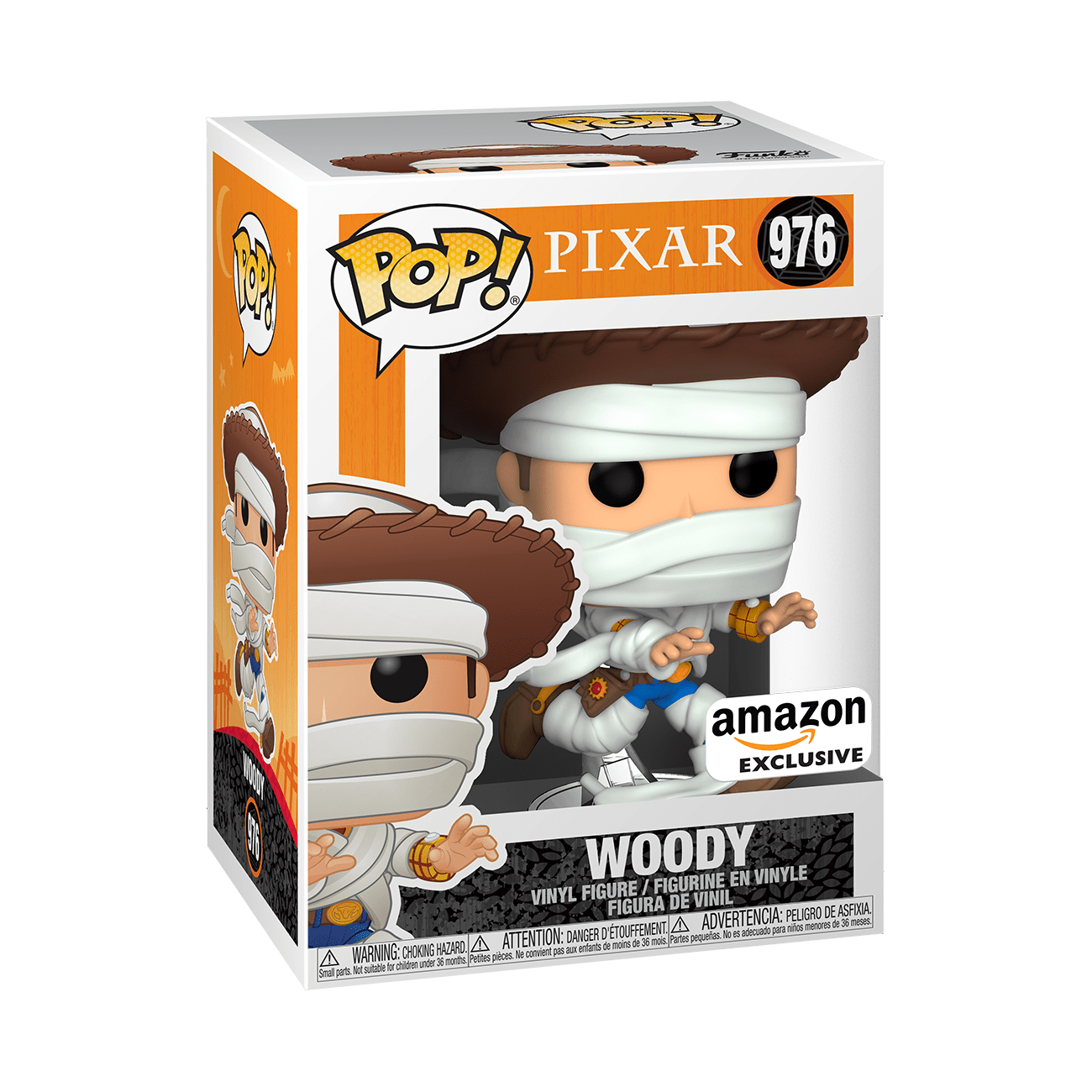Pixar - Woody Amazon Exclusive Stickered Pop! Vinyl #976