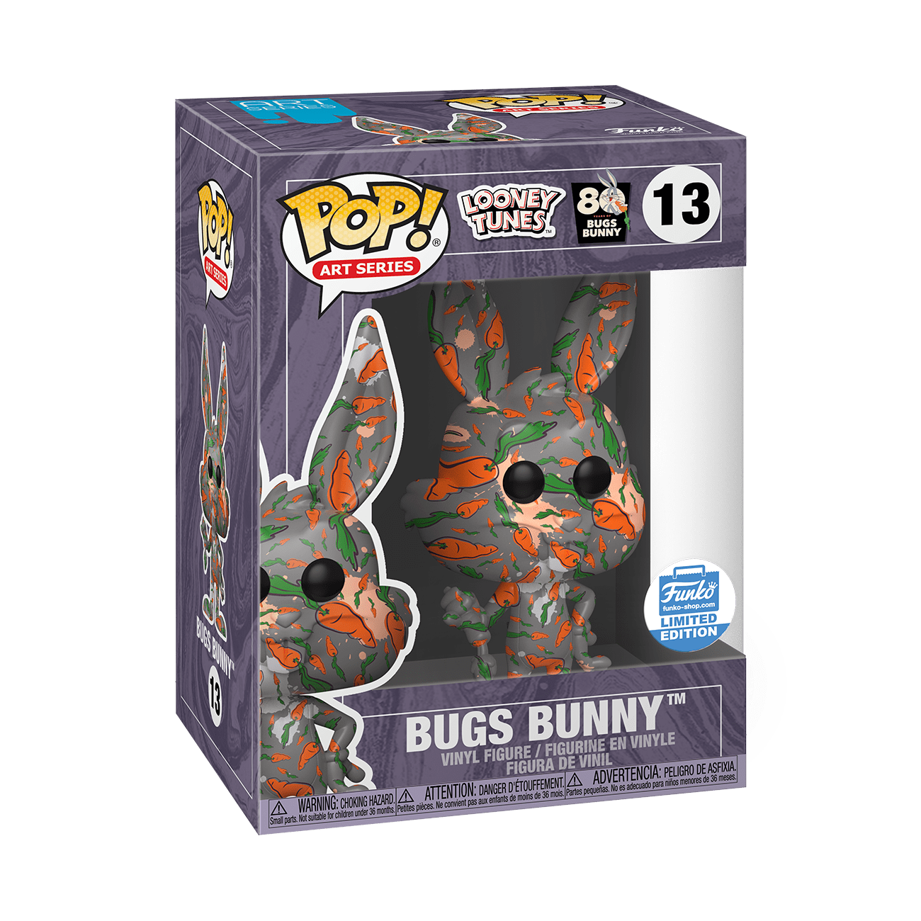 Looney Tunes - Bugs Bunny Art Series Funko Shop Stickered Pop! Vinyl #13