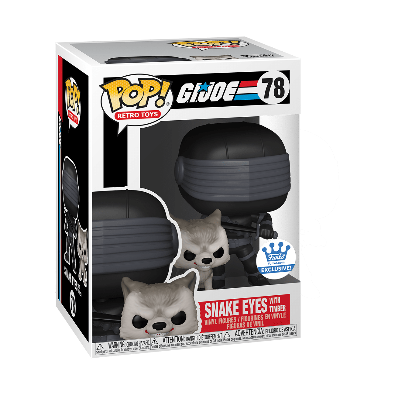 G.I.Joe - Snake Eyes with Timber Pop! Vinyl #78