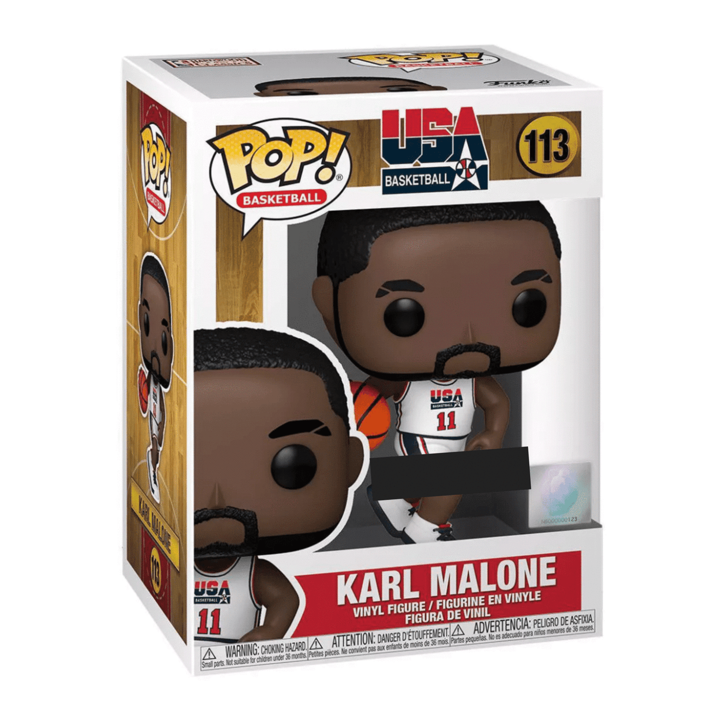NBA: Legends - Karl Malone 92 Team USA White US Exclusive Pop! Vinyl