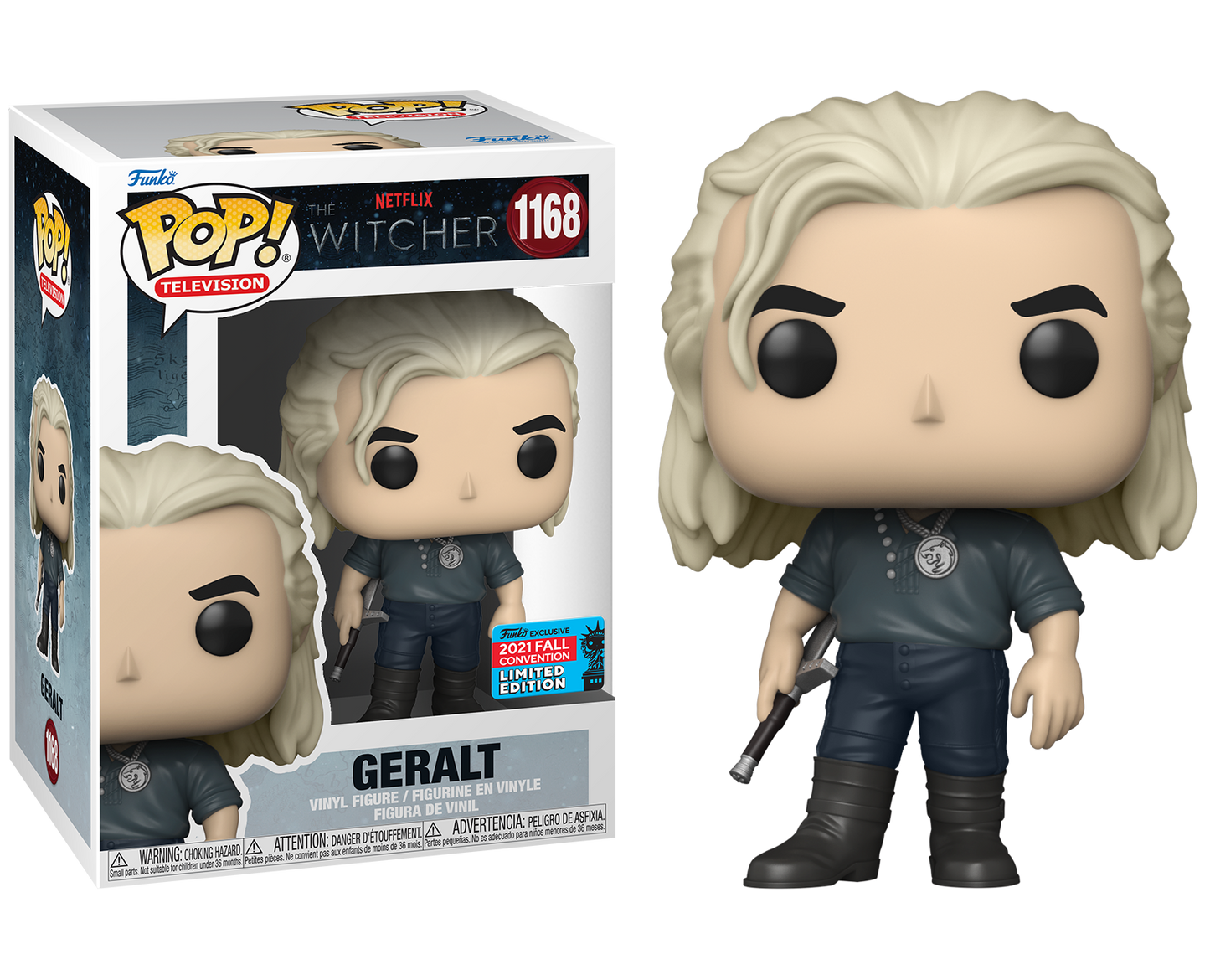 The Witcher - Geralt 2021 Festival of Fun Fall Convention Exclusive Pop! Vinyl #1168