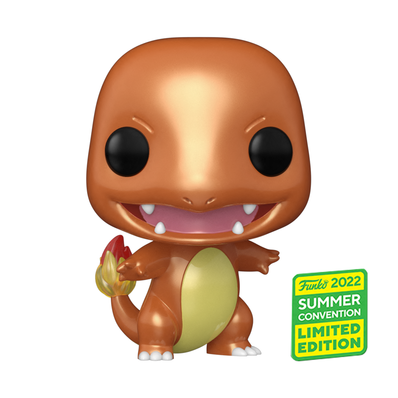 Pokémon - Charmander Metallic SDCC 2022 Summer Convention Exclusive Pop! Vinyl Figure #455