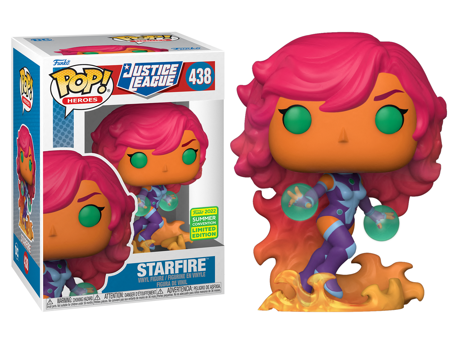 Justice League - Starfire SDCC 2022 Summer Convention Exclusive Pop! Vinyl #438