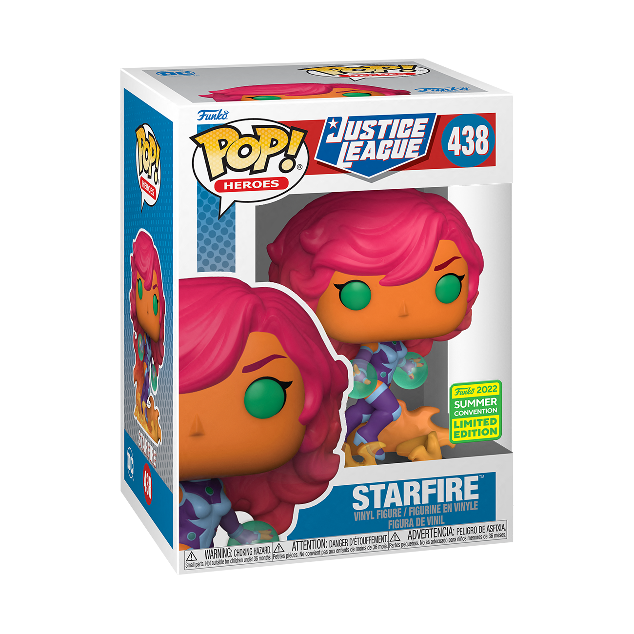 Justice League - Starfire SDCC 2022 Summer Convention Exclusive Pop! Vinyl #438