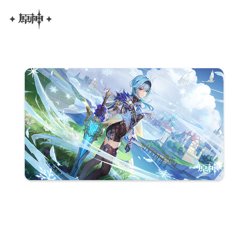 Desk Playmat - Dance of the Shimmering Wave Eula - Genshin Impact