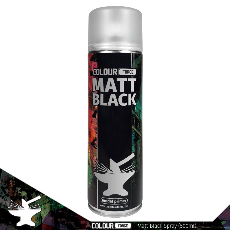 Colour Forge - Aerosol - Matt Black 500ml