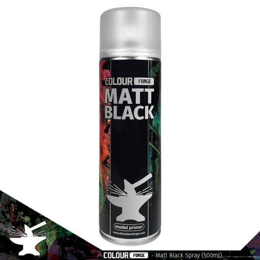 Colour Forge - Aerosol - Matt Black 500ml