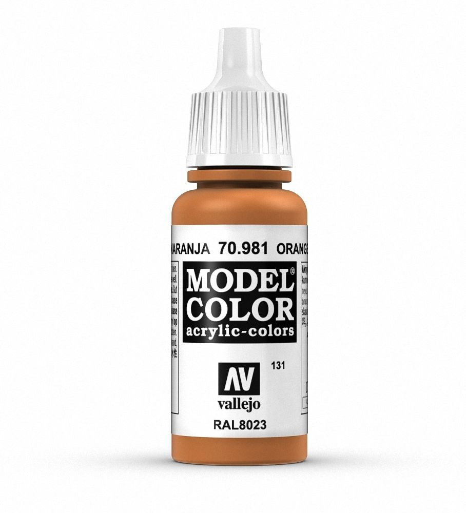 Vallejo Model Colour Orange Brown 17 ml - Ozzie Collectables
