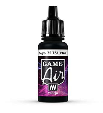 Vallejo Game Air - Black 17 ml