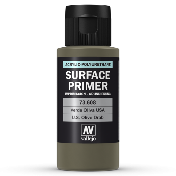 Vallejo Surface Primer US Olive Drab 60 ml - Ozzie Collectables