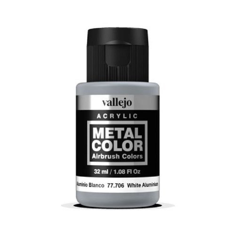 Vallejo Metal Colour White Aluminium 32 ml - Ozzie Collectables