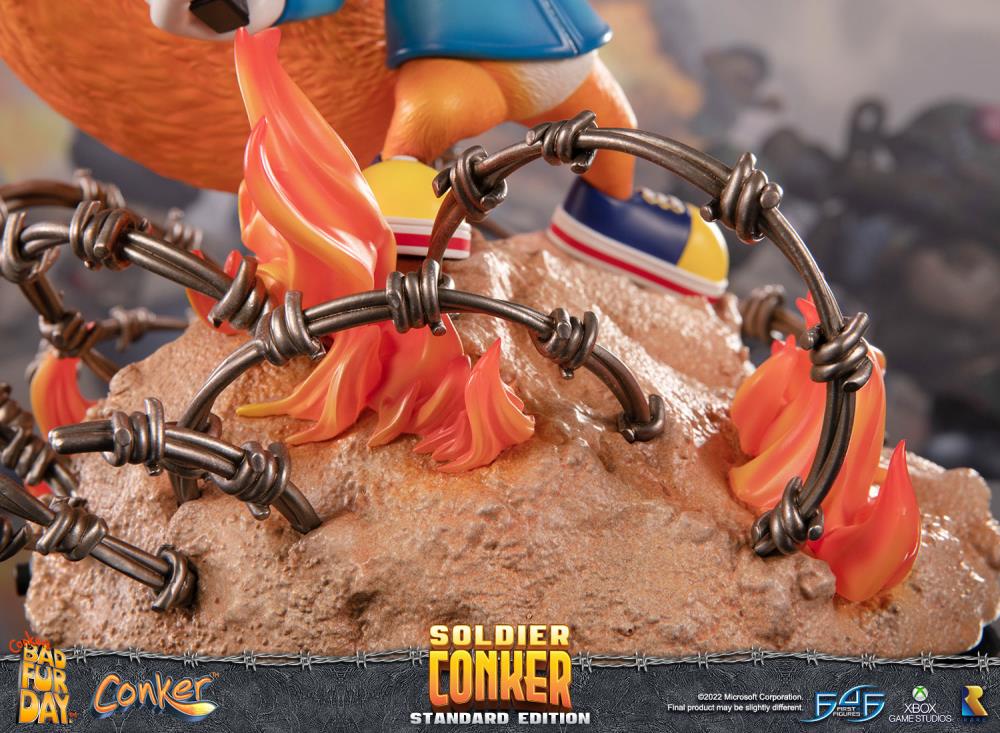 Conker - Soldier Conker Statue