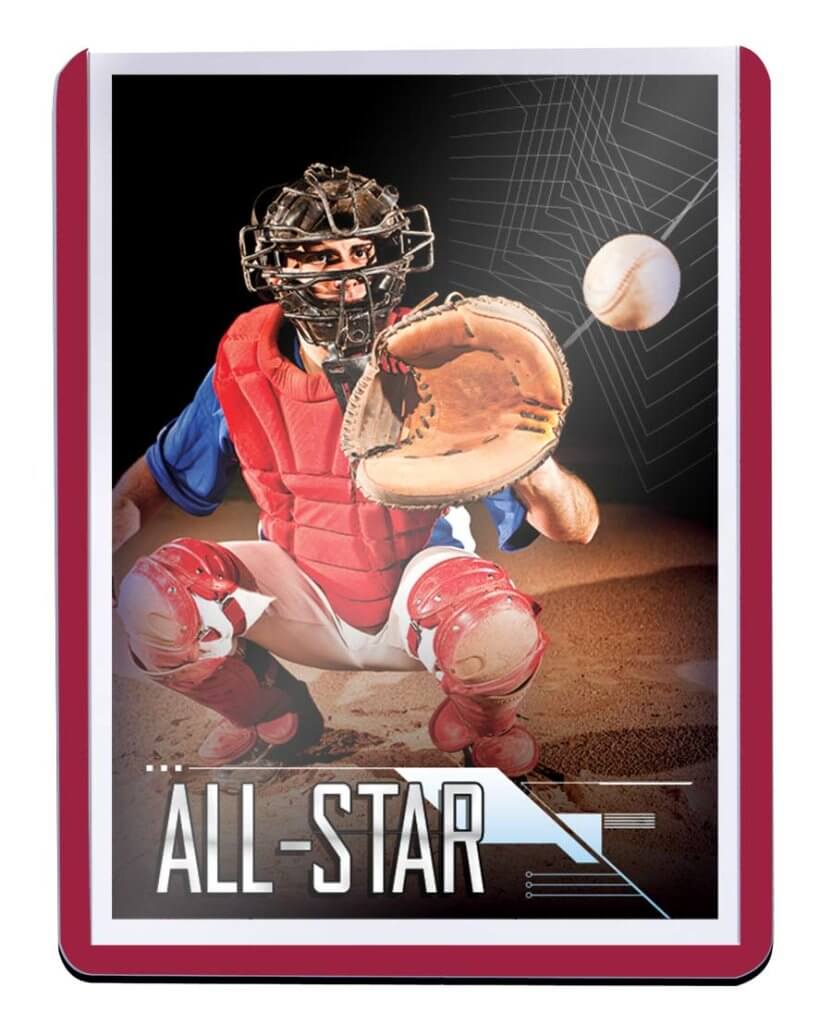 ULTRA PRO Toploader - 3 x 4 35pt Red Border