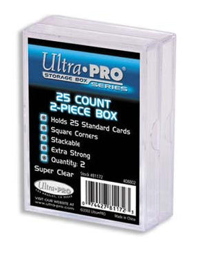 ULTRA PRO Card Storage Box - 2 Piece 25ct 2 Pack