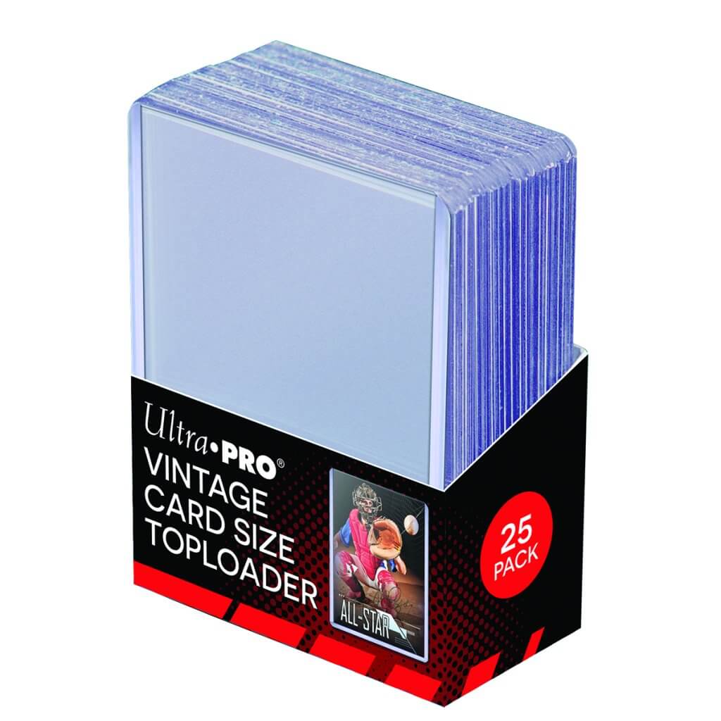 ULTRA PRO - TOPLOADER- Vintage Size 2-5/8 x 3-3/4 25ct