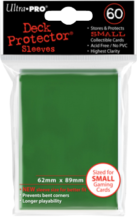 Ultra Pro - Mini Deck Protector 60 Count Green (Yu-Gi-Oh)