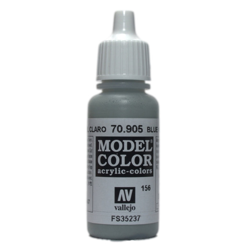 Vallejo Model Colour Blue Grey Pale 17 ml - Ozzie Collectables