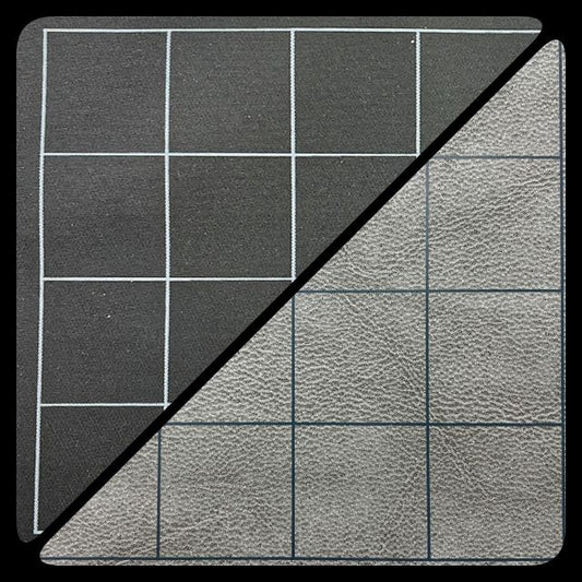 CHX 97480 Reversible Megamat 1" Squares Black-Grey (34½ x 48)
