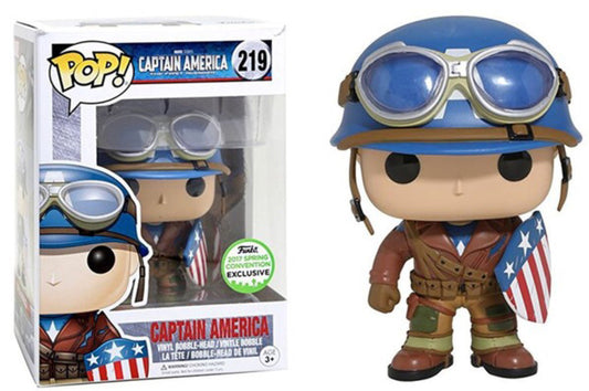 Captain America - Marvel Captain America The First Avenger ECCC 2017 Exclusive POP! Vinyl #219 - Ozzie Collectables