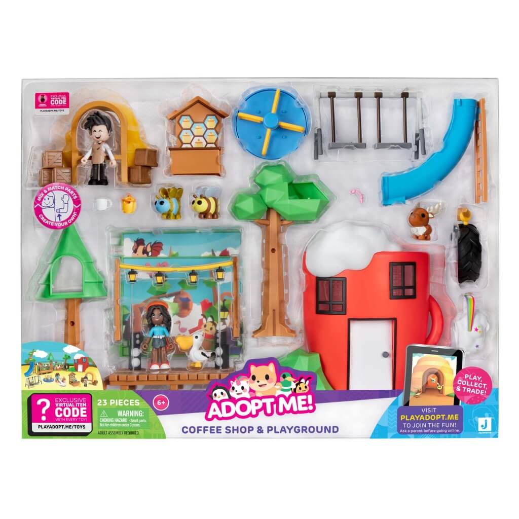 ADOPT ME! Coffee Shop & Playground Playset