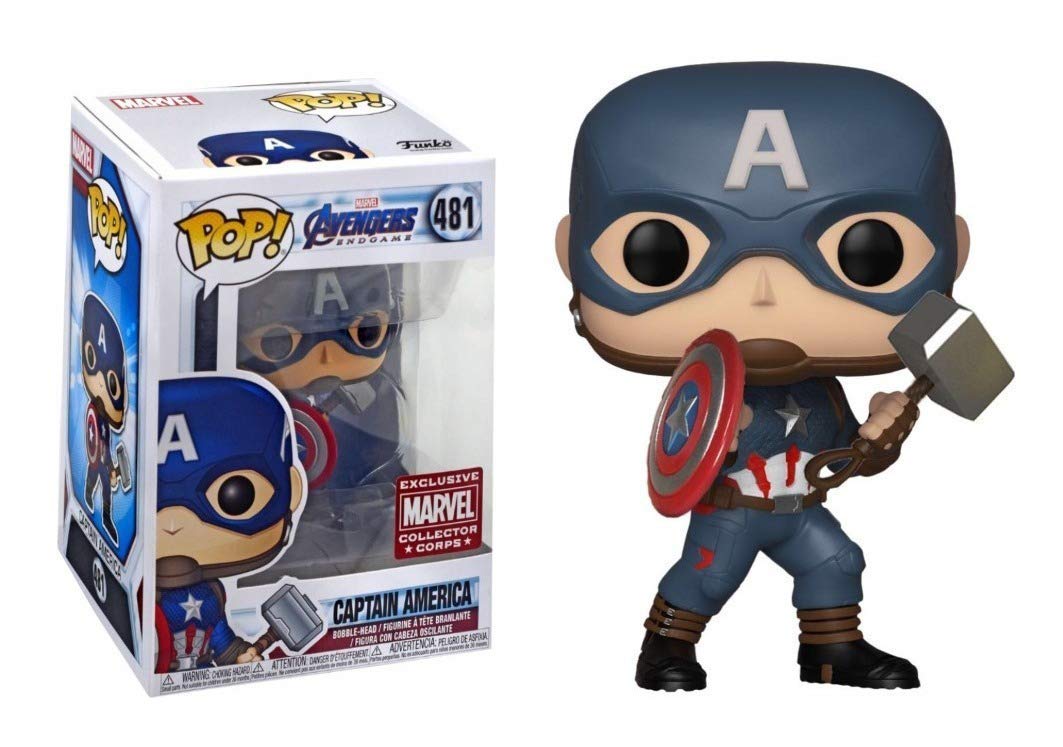 Avengers Endgame - Captain America Collector Corps Exclusive Pop! Vinyl #481