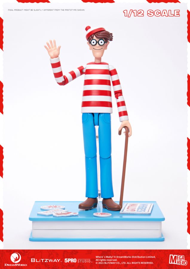 Where's Wally? - Wally 1:12 Scale 6" Action Figure