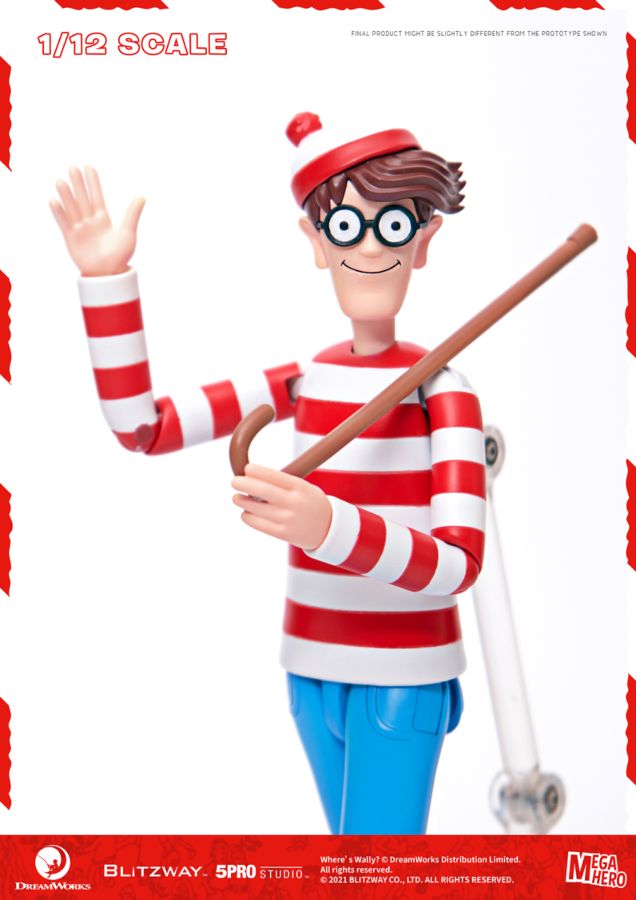 Where's Wally? - Wally 1:12 Scale 6" Action Figure