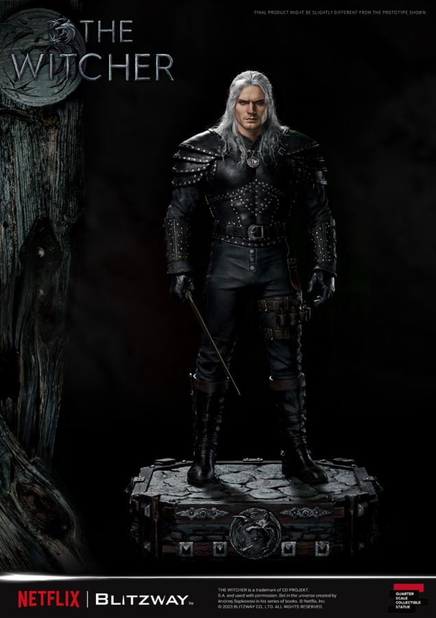 The Witcher (TV) - Geralt of Rivia 1:4 Scale Statue