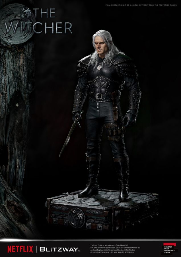 The Witcher (TV) - Geralt of Rivia 1:4 Scale Statue