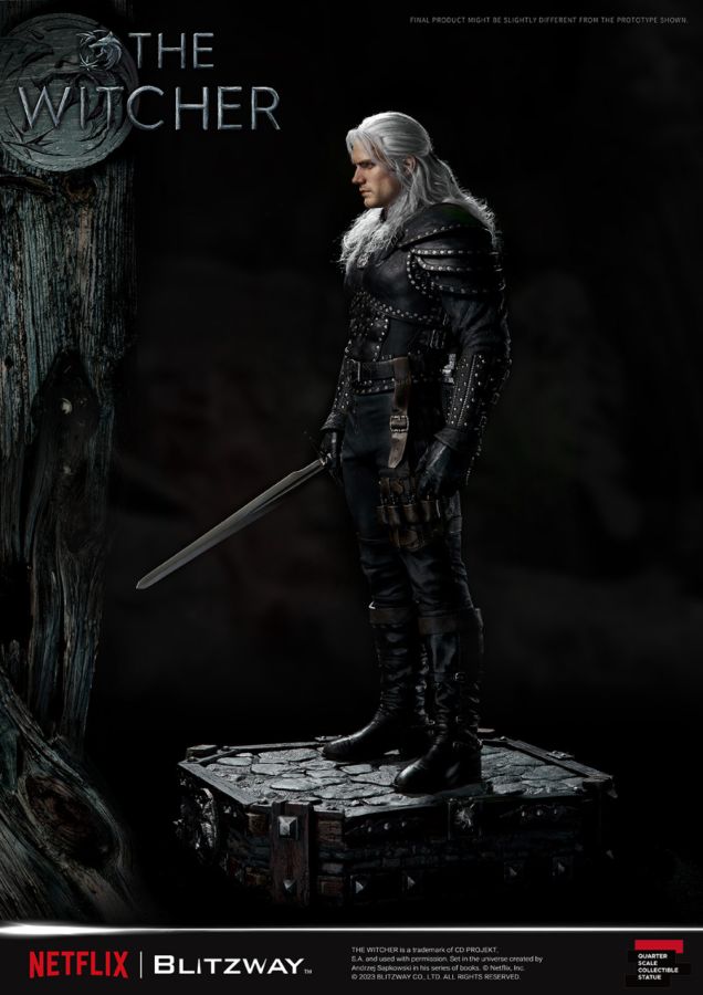 The Witcher (TV) - Geralt of Rivia 1:4 Scale Statue