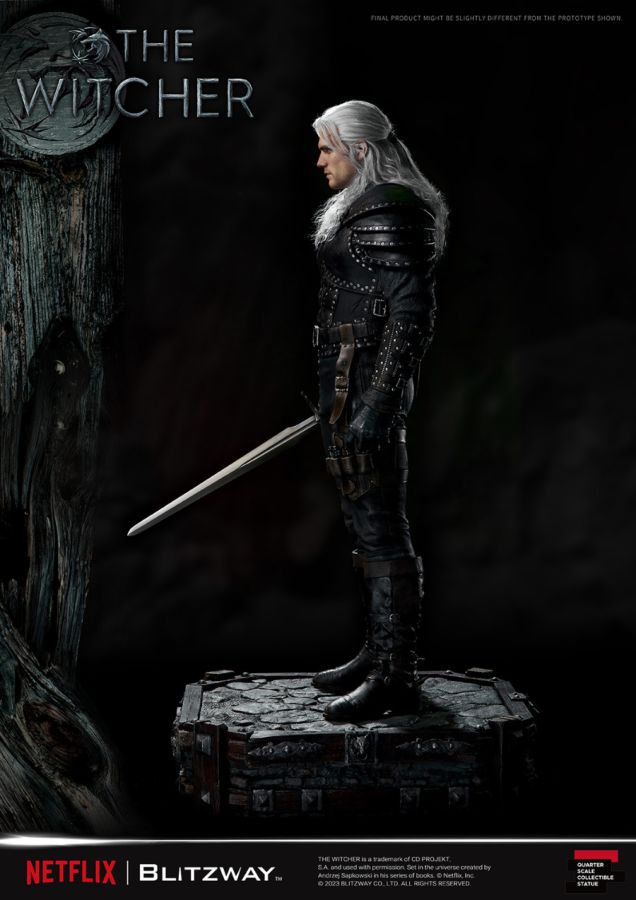 The Witcher (TV) - Geralt of Rivia 1:4 Scale Statue