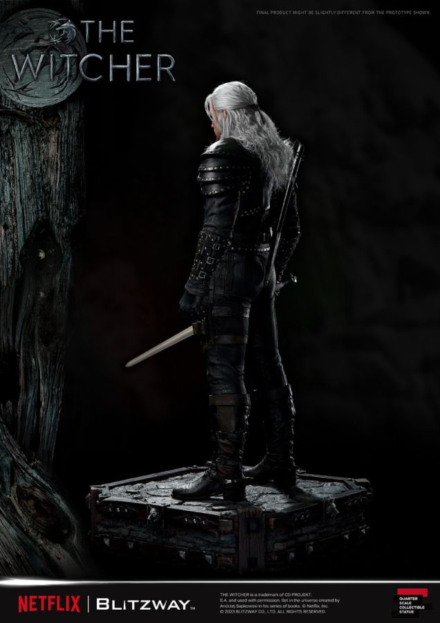 The Witcher (TV) - Geralt of Rivia 1:4 Scale Statue