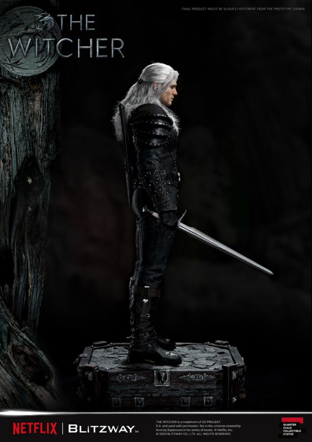 The Witcher (TV) - Geralt of Rivia 1:4 Scale Statue