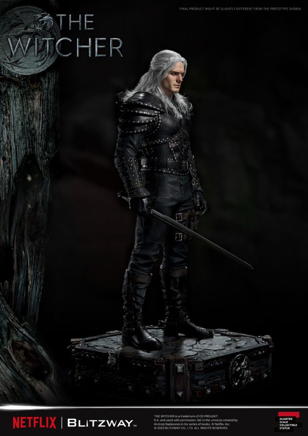 The Witcher (TV) - Geralt of Rivia 1:4 Scale Statue