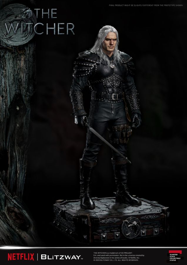 The Witcher (TV) - Geralt of Rivia 1:4 Scale Statue