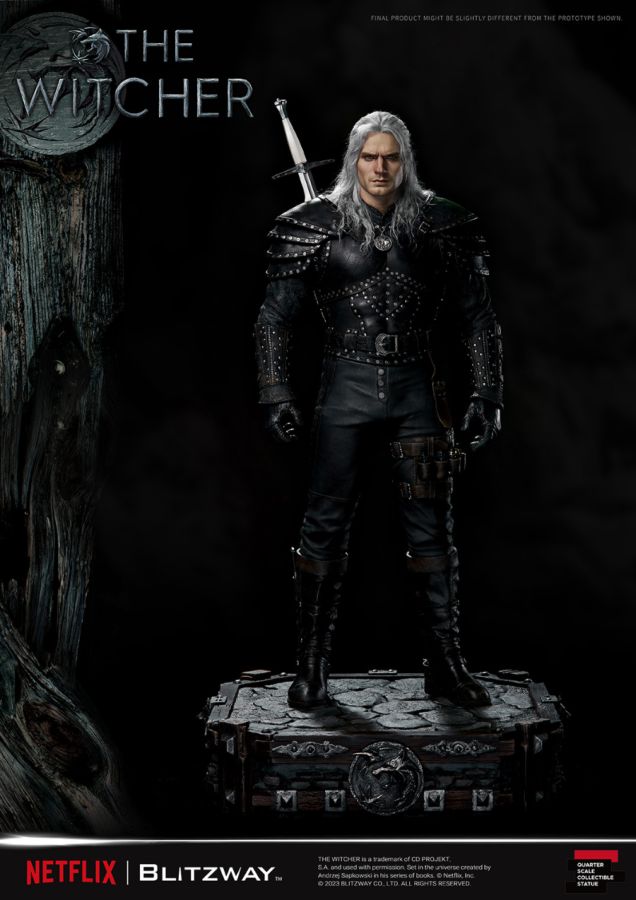 The Witcher (TV) - Geralt of Rivia 1:4 Scale Statue