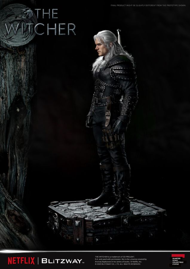 The Witcher (TV) - Geralt of Rivia 1:4 Scale Statue