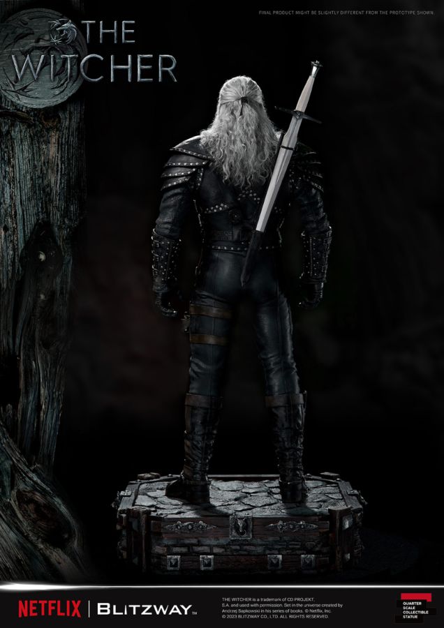 The Witcher (TV) - Geralt of Rivia 1:4 Scale Statue