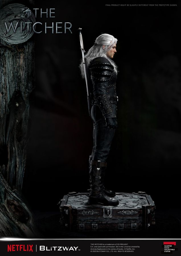 The Witcher (TV) - Geralt of Rivia 1:4 Scale Statue