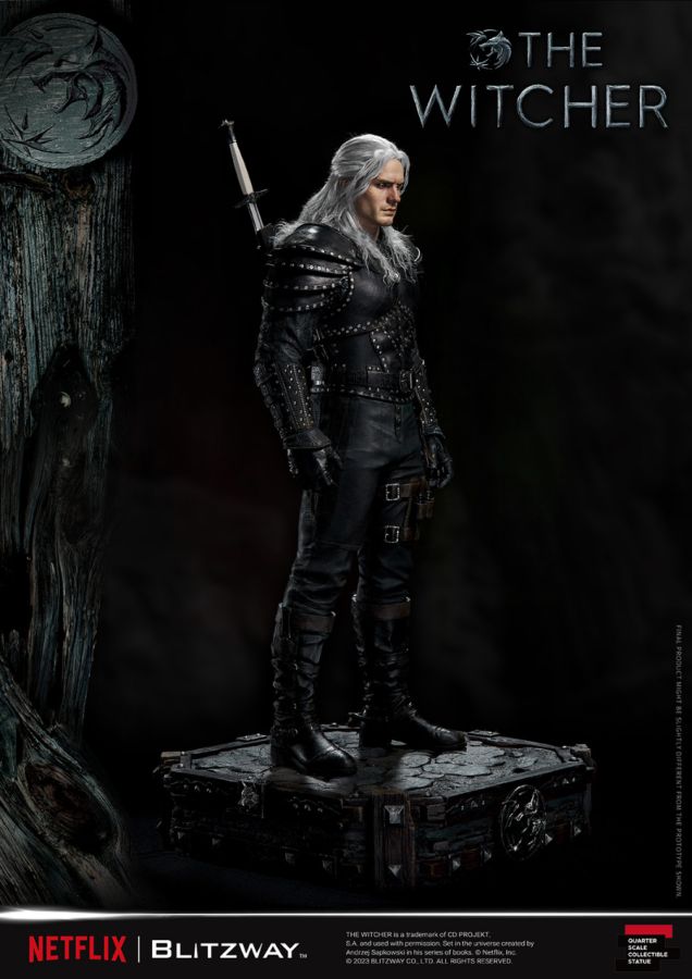 The Witcher (TV) - Geralt of Rivia 1:4 Scale Statue