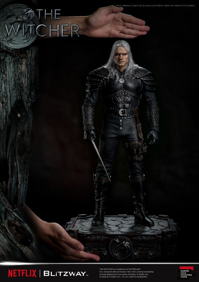 The Witcher (TV) - Geralt of Rivia 1:4 Scale Statue