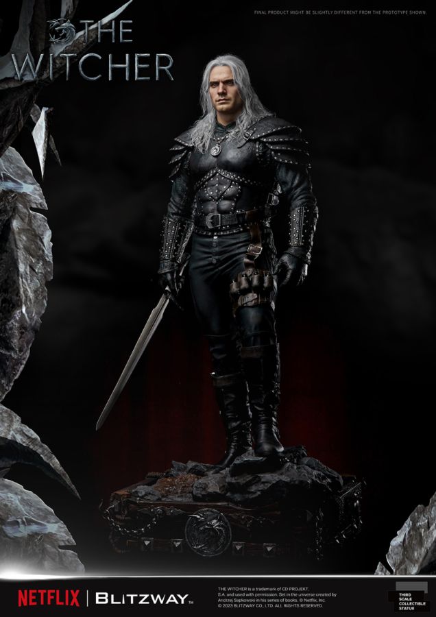 The Witcher (TV) - Geralt of Rivia 1:3 Scale Statue