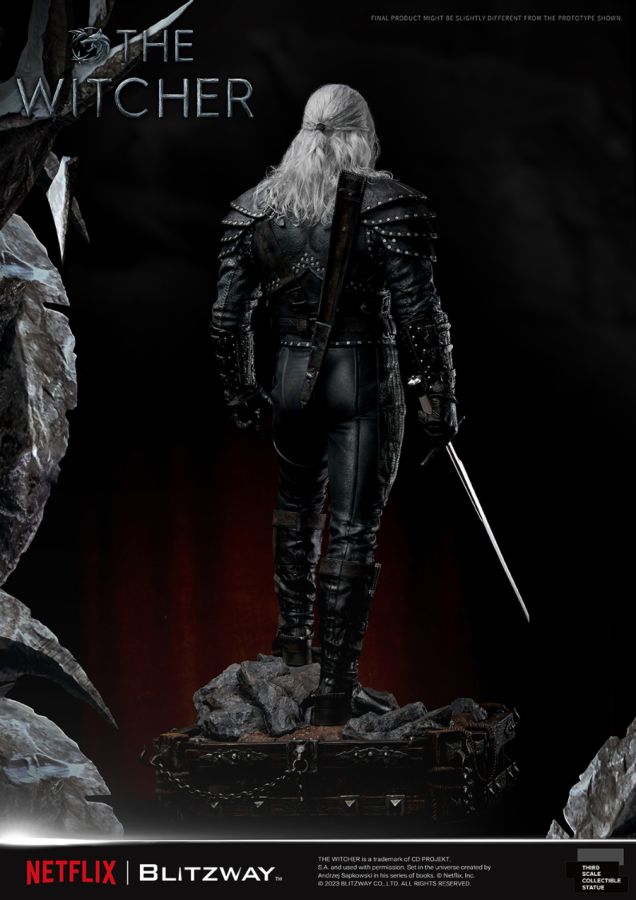 The Witcher (TV) - Geralt of Rivia 1:3 Scale Statue