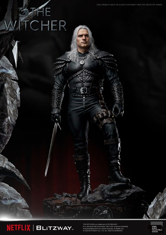 The Witcher (TV) - Geralt of Rivia 1:3 Scale Statue
