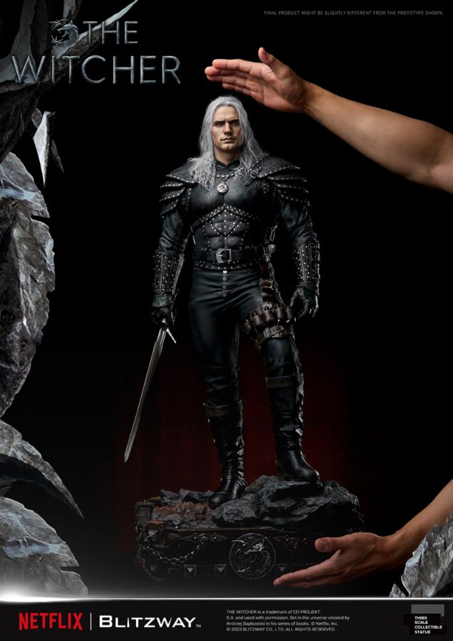The Witcher (TV) - Geralt of Rivia 1:3 Scale Statue