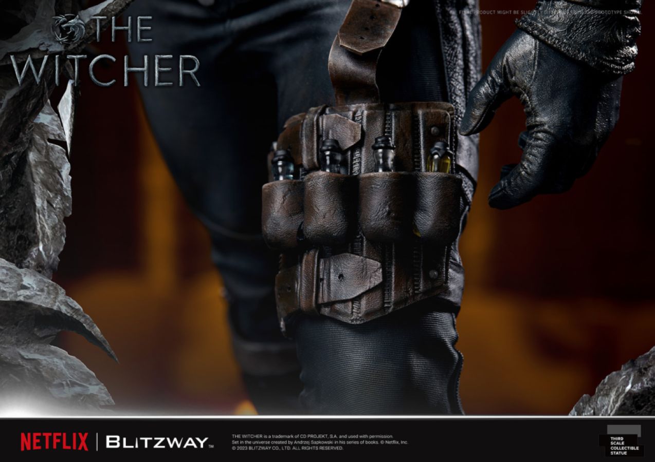 The Witcher (TV) - Geralt of Rivia 1:3 Scale Statue